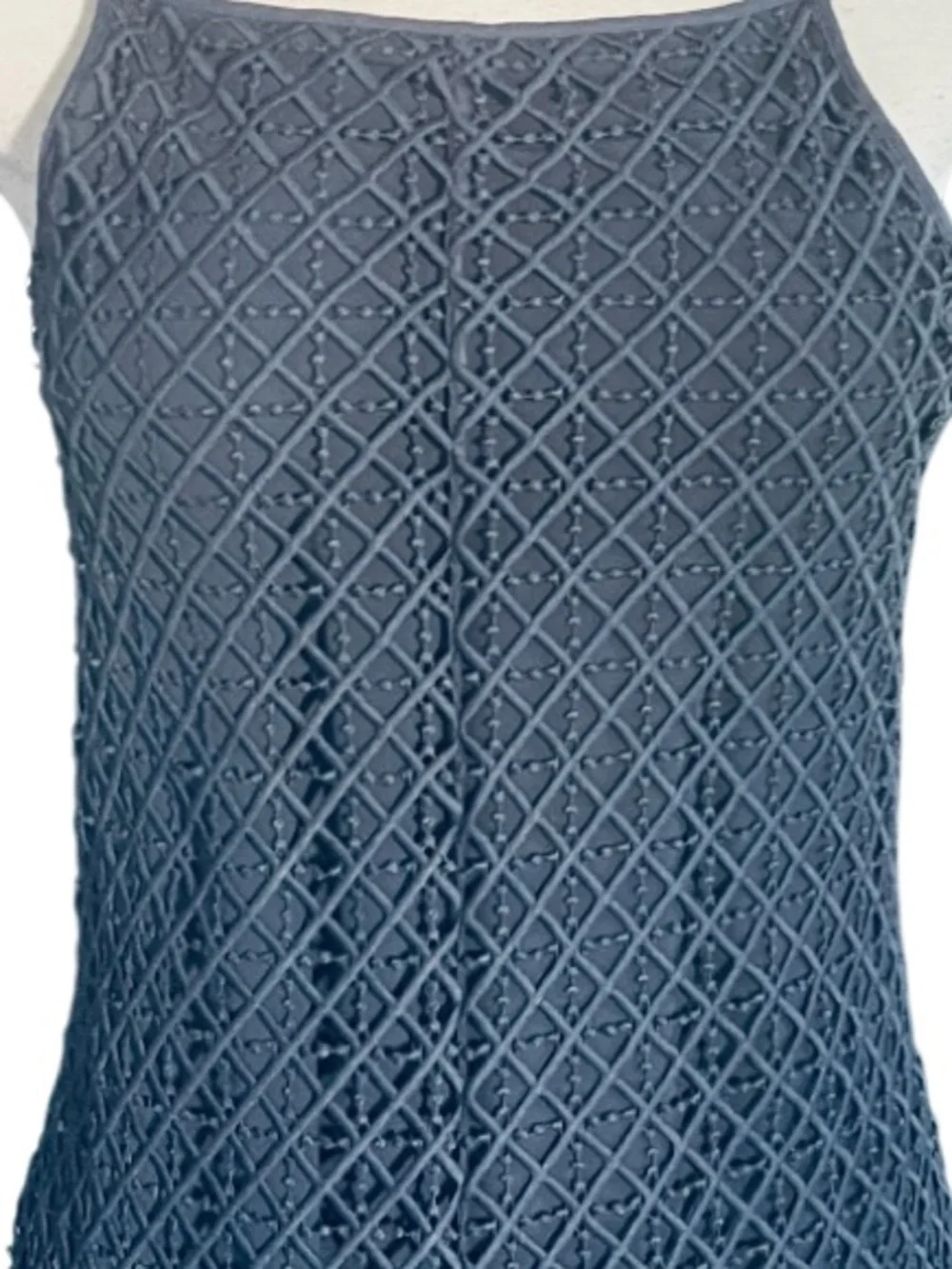 Emporio Armani Blue Lace Flared Slip Dress Size 0 US (36 Italy)
